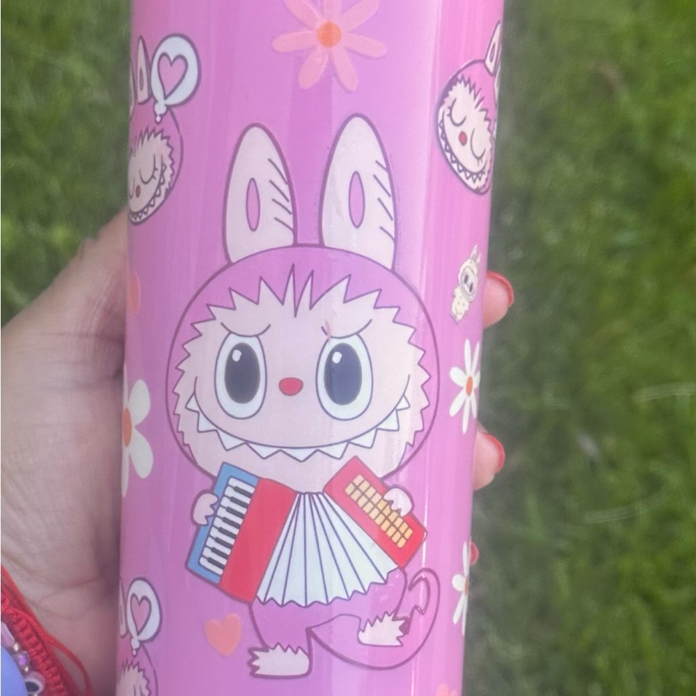 Pink lubu Thermos Custom Made